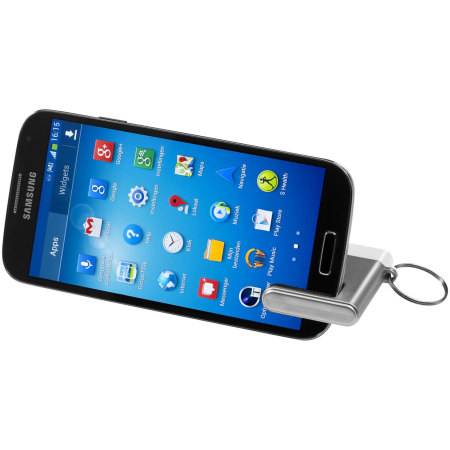 Bullet Phone Stand and Microfibre Cleaner Key Ring
