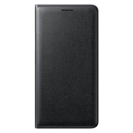 Official Samsung Galaxy J1 2016 Flip Wallet Cover - Black