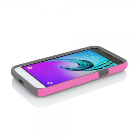 Coque Samsung Galaxy J3 2016 Incipio DualPro Shine - Rose / Gris