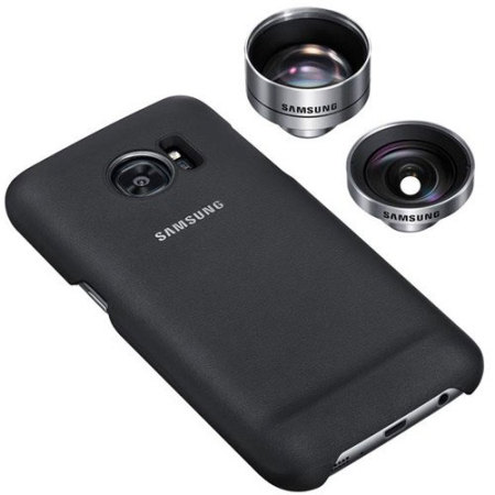 Original Samsung Galaxy S7 Lens Cover Hülle in Schwarz