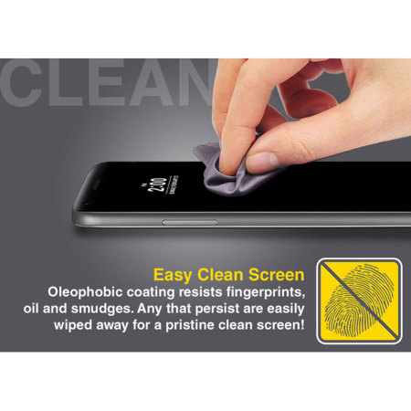 Olixar LG G5 Curved Glass Displayschutz Schwarz