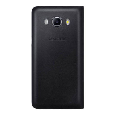Official Samsung Galaxy J5 2016 Flip Wallet Cover - Black