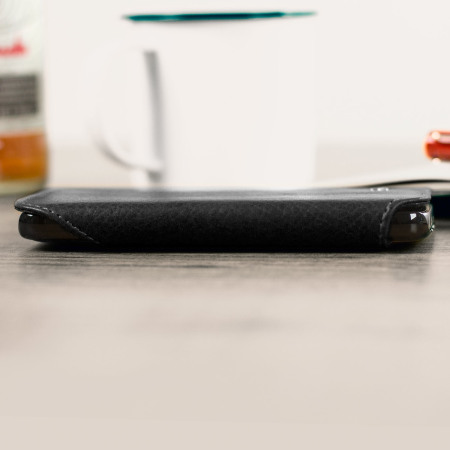 Housse Samsung Galaxy S7 Vaja Agenda portefeuille en cuir – Noire