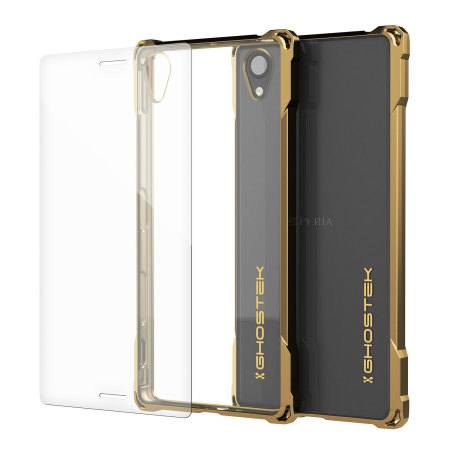 Coque Sony Xperia X Ghostek Covert - Transparent / Or