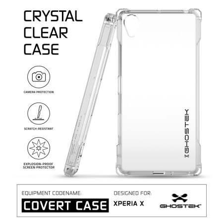 Ghostek Covert Sony Xperia X Bumper Case Hülle in Klar