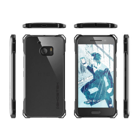 Ghostek Covert HTC 10 Bumper Case - Clear / Black