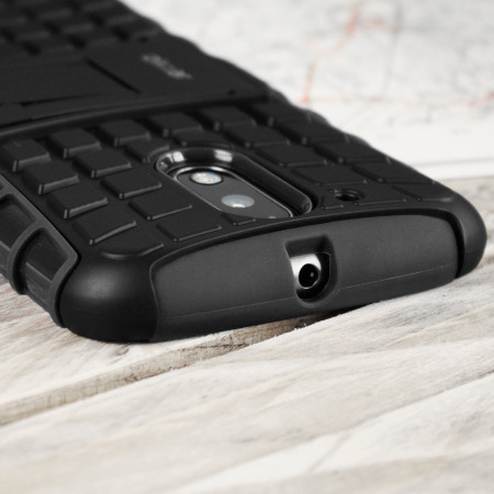 Olixar ArmourDillo Lenovo Moto G4 Plus Protective Deksel - Sort