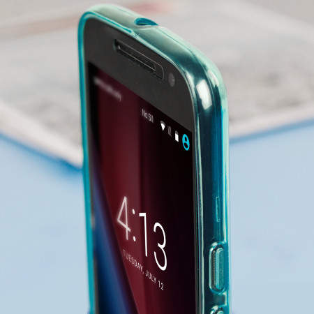Olixar FlexiShield Moto G4 Gel Hülle in Blau