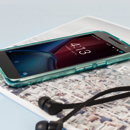 Olixar FlexiShield Moto G4 Gel Case - Blue