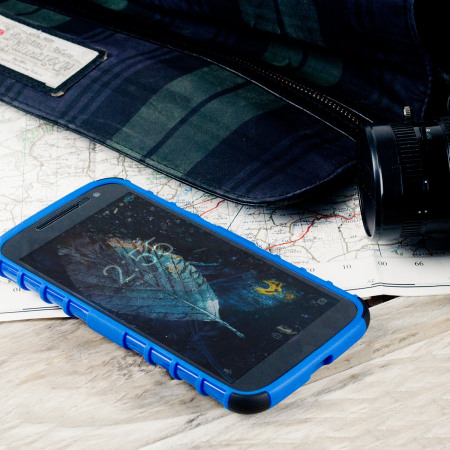 Olixar ArmourDillo Moto G4 Protective Case - Blue