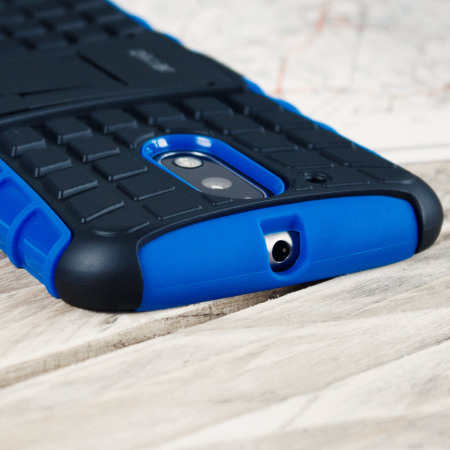 Coque Moto G4 ArmourDillo protectrice – Bleue
