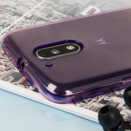 Olixar FlexiShield Moto G4 Gel Case - Purple
