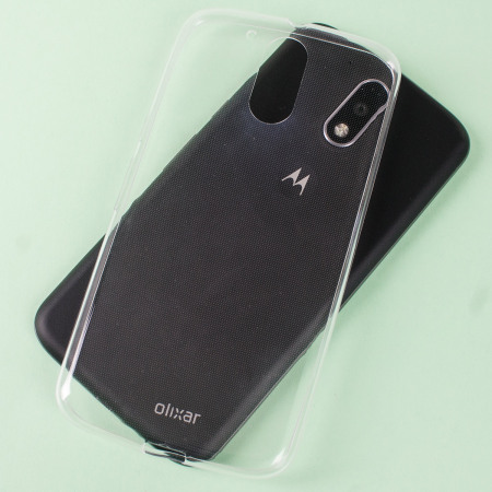 Olixar Ultra-Thin Moto G4 Gel Case - Transparant