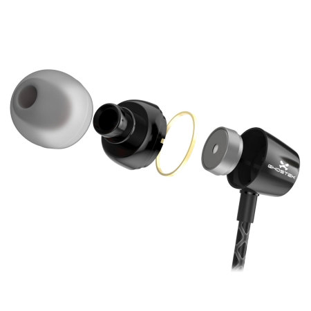 Ghostek Turbine Series HD Sound Hands-Free Earphones - Black / Gold