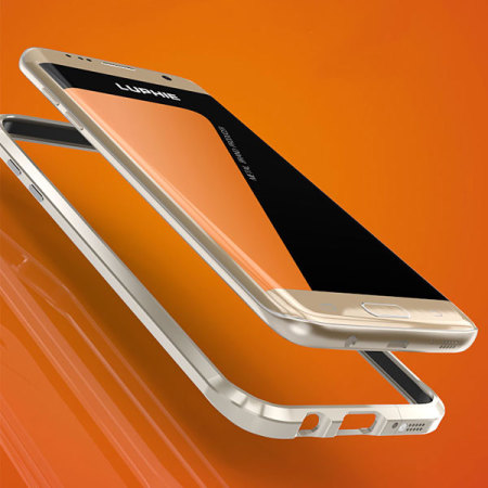 Luphie Blade Sword Samsung Galaxy S7 Aluminium Bumper Case - Gold