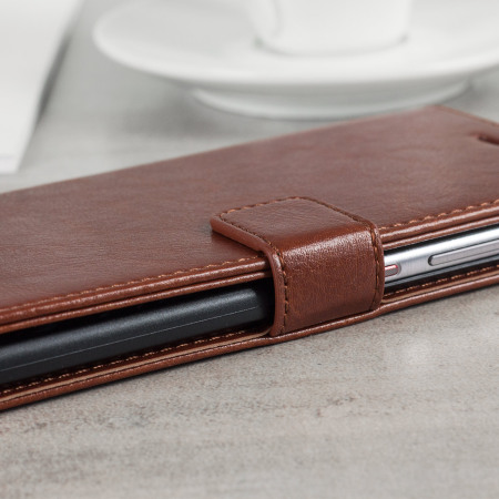 Olixar Huawei P9 Plus Wallet Case - Brown