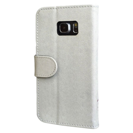 Create and Case Samsung Galaxy S7 Edge Wallet Case - Warrior Owl