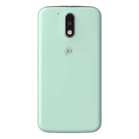 Official Moto G4 Plus Shell Replacement Back Cover - Foam Green