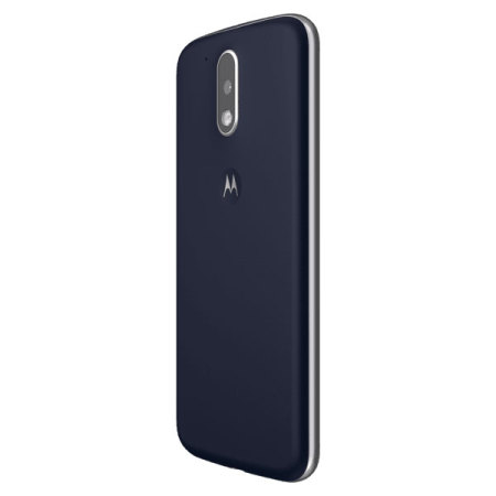 Official Moto G4 Plus Shell Replacement Back Cover - Deep Sea Blue