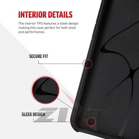 Zizo Slim Hybrid HTC 10 Tough Case - Black / Silver