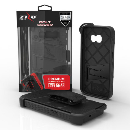 Zizo Bolt Series Samsung Galaxy S7 Tough Case & Belt Clip - Zwart