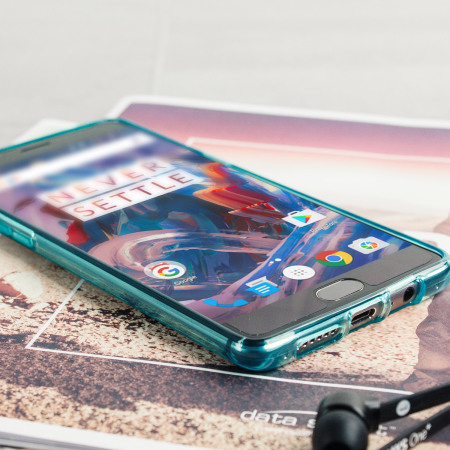Olixar FlexiShield OnePlus 3T / 3 Gel Case - Blauw