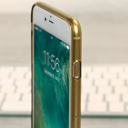 Olixar FlexiShield iPhone 8 Plus / 7 Plus Gel Case - Goud