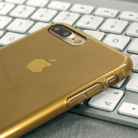 Olixar FlexiShield iPhone 8 Plus / 7 Plus Gel Case - Goud