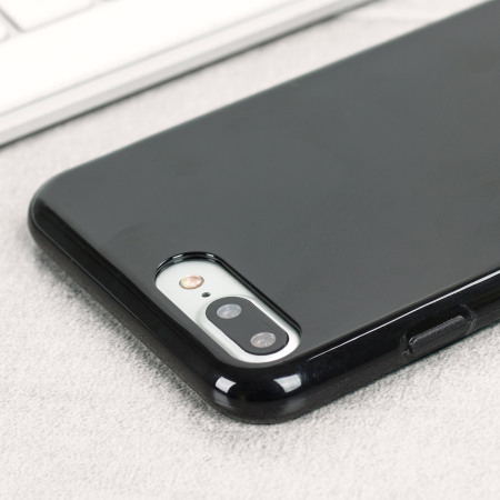 Olixar FlexiShield iPhone 8 Plus / 7 Plus Gel Case - Jet Black