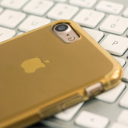FlexiShield iPhone 7 Gel Case - Goud