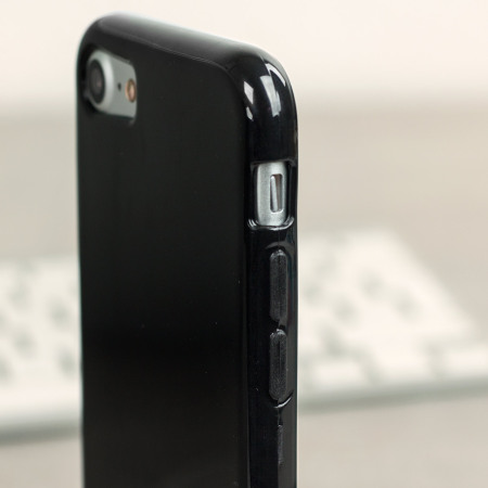 Olixar FlexiShield iPhone 8 Gel Case - Jet Black