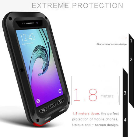 Coque Samsung Galaxy A3 2016 Love Mei Powerful Protective – Noire