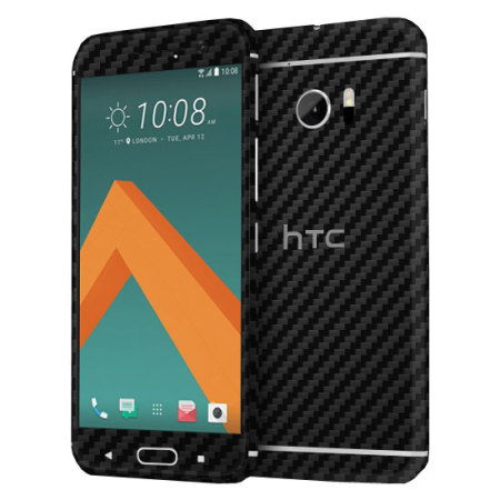 dbrand Cover HTC 10 Carbon Fibre Skin- Schwarz