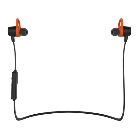 Motorola VerveLoop+ Wireless Bluetooth aptX Earbuds - Black / Orange