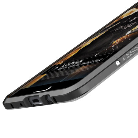 Luphie Blade Sword Samsung Galaxy J7 2016 Aluminium Bumper - Black
