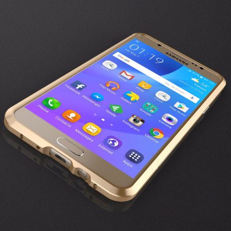 Luphie Blade Sword Samsung Galaxy J7 2016 Aluminium Bumper - Gold