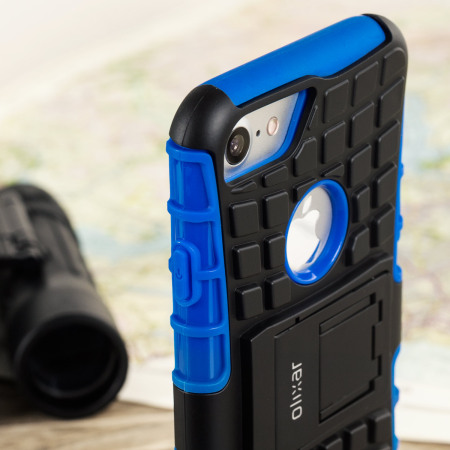 Olixar ArmourDillo iPhone 7 Protective Case - Blauw