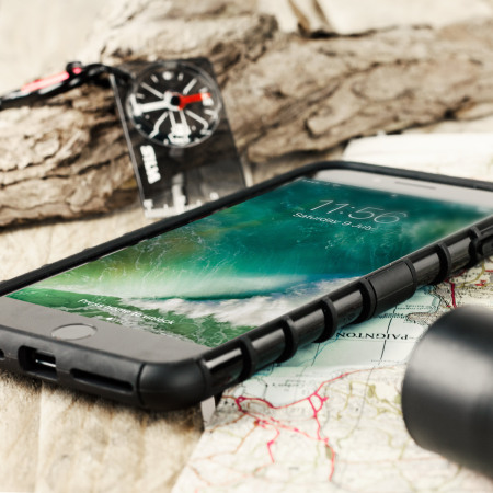 Olixar ArmourDillo iPhone 8 Plus / 7 Plus Protective Case - Black