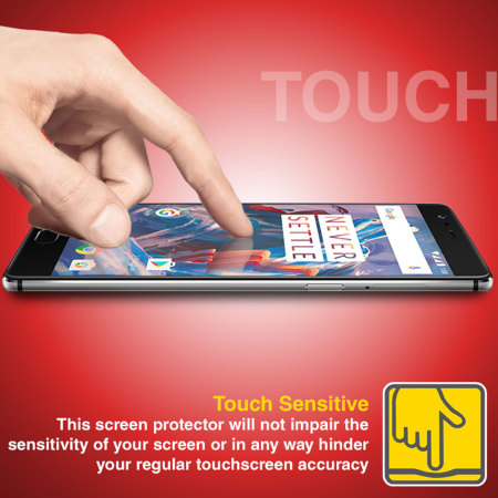 Olixar Full Cover OnePlus 3T / 3 Glass Screen Protector - Black