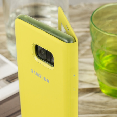 Official Samsung S-View Galaxy Note 7 Stand Case - Yellow