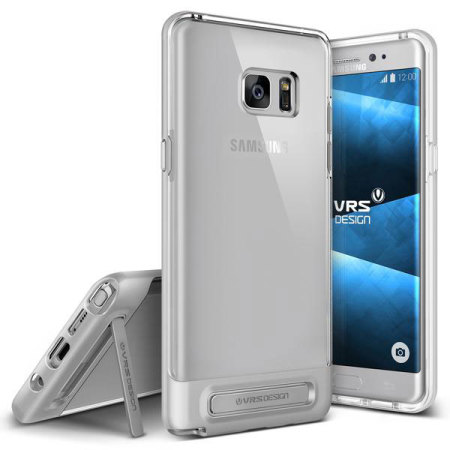 VRS Design Crystal Bumper Samsung Galaxy Note 7 Case - Light Silver