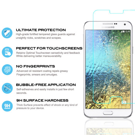 Protector de Pantalla Samsung Galaxy E5 Zizo Cristal Templado
