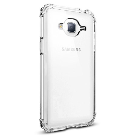 Geneeskunde sirene Mogelijk Spigen Ultra Hybrid Samsung Galaxy J3 2016 Case - Crystal Clear