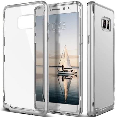 Caseology Skyfall Series Samsung Galaxy Note 7 Hülle Silber / Klar