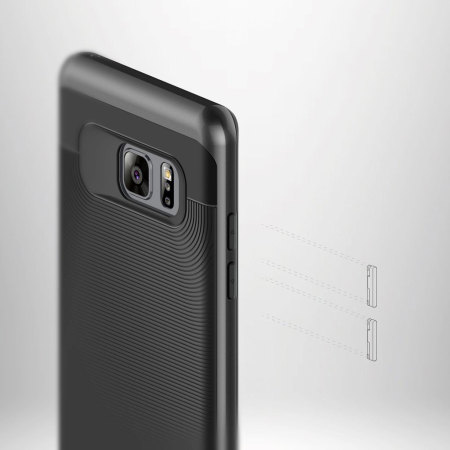 Funda Samsung Galaxy Note 7 Caseology Wavelength Series - Negra