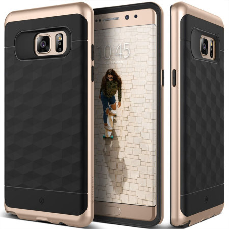 Caseology Parallax Series Samsung Galaxy Note 7 Hülle Schwarz / Gold