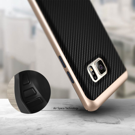 Funda Caseology Envoy Samsung Galaxy Note 7 - Fibra Carbono Negra