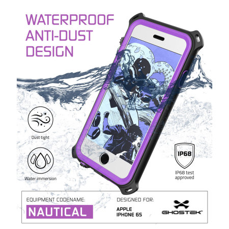 Coque iPhone 6S / 6 Ghostek Nautical Series Waterproof – Violette