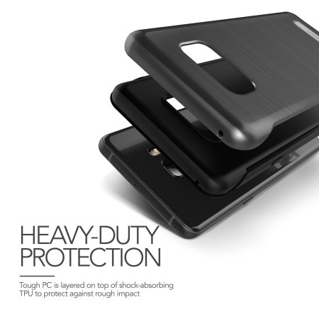 VRS Design Duo Guard Samsung Galaxy Note 7 Case Hülle in Dark Silber