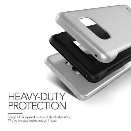 VRS Design Duo Guard Samsung Galaxy Note 7 Case Hülle in Satin Silber